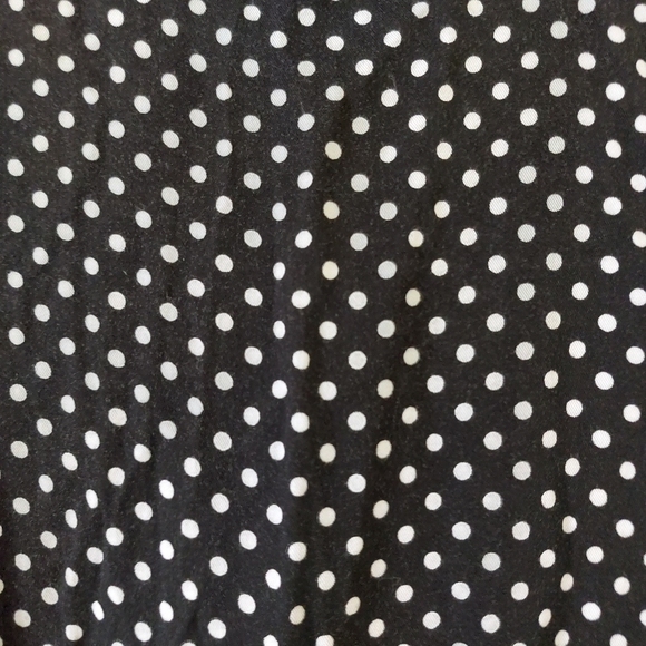 Popsugar Black White Polka Dot Sleeveless Skinny Leg Romper Jumpsuit XL - Picture 6 of 14